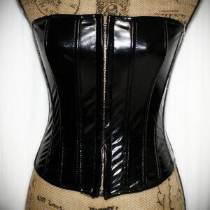 Patent Leather Over Bust Corset (Size S/M)
